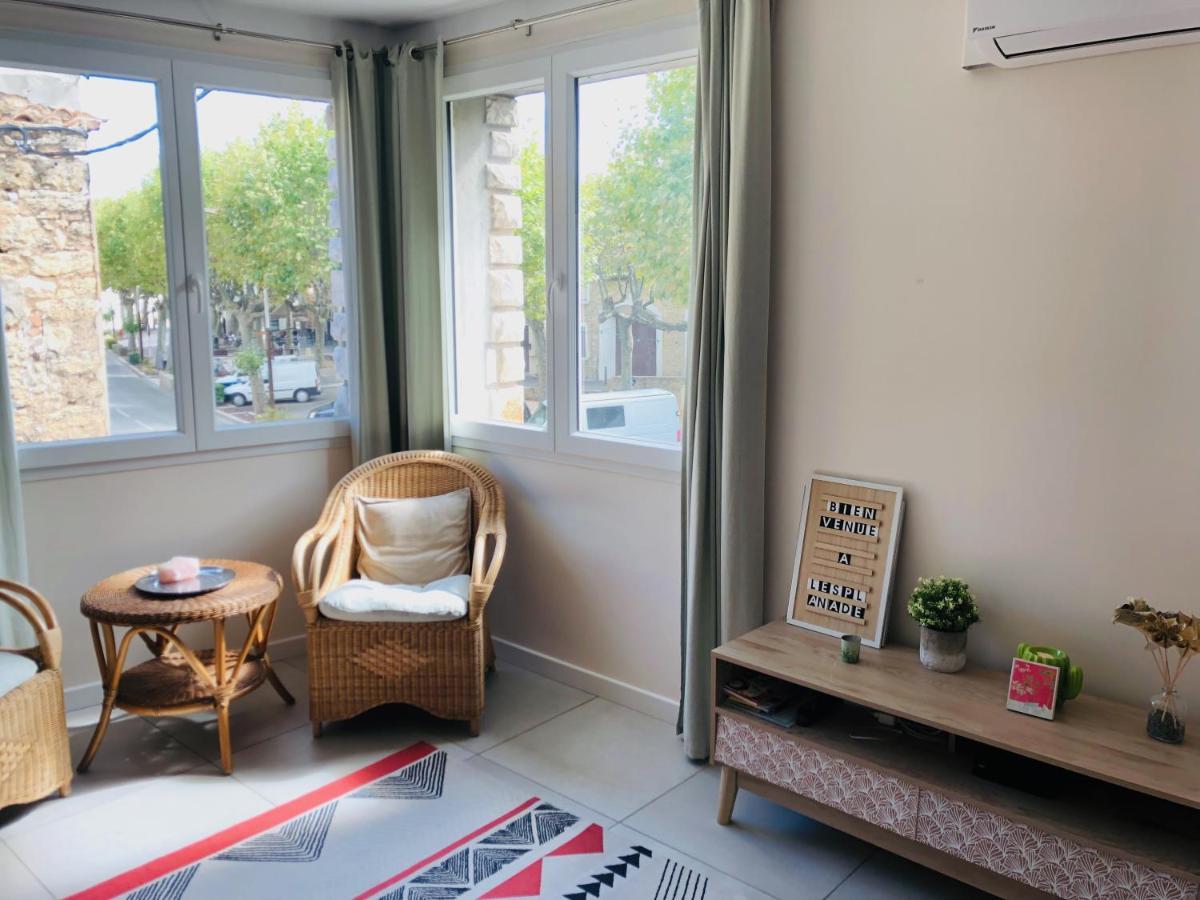 L'Esplanade, Appartement En Centre-Ville Au Calme Puisserguier エクステリア 写真